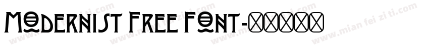 Modernist Free Font字体转换